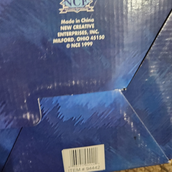 Vtg Elaine Thompson Snowman Lantern Snowkins Collection Ceramic Candle 1999 NCE - Picture 9 of 11